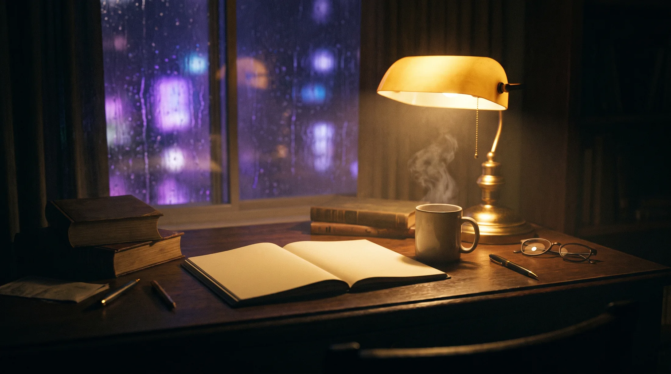 Cannabis blog editorial workspace with notepad and flower samples, Purple Buds Dispensary's writing on industry news, product spotlights, and Jackson Heights community